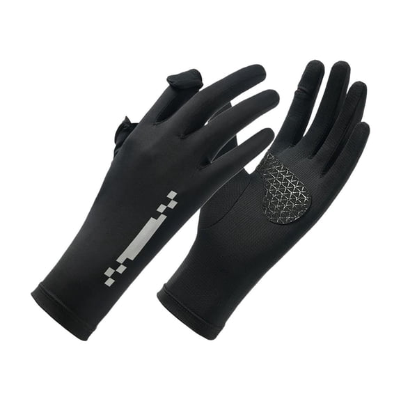 Ice Silk Sunscreen Gloves for Outdoor Use – Breathable, Lightweight, Sun Protection, Anti-Slip Touchscreen Compatible, Summer Cooling Gloves