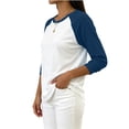 thumbnail image 7 of yillto Long Sleeve for Women Shirts Lightweight Soft Basic Round Neck Casual Loose Tshirts Tops, 7 of 7