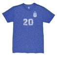 thumbnail image 2 of Men's 1863FC Alexis Mac Allister Blue Argentina National Team Retro Name & Number Tri-Blend T-Shirt, 2 of 3