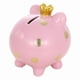 thumbnail image 3 of Tooarts Crown Piggy Bank Cerámica Hucha Dibujos animados Cerdo manchado Muebles para el ho MABOTO  Escultura de ceramica, 3 of 7