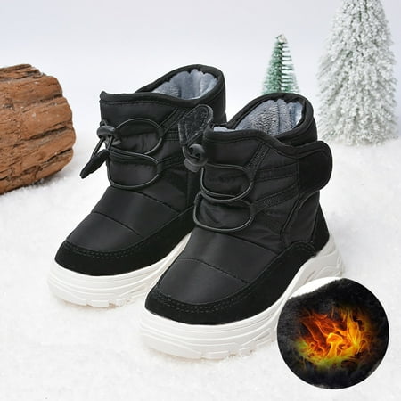 

Toddler Shoes Snow Non Slip Rubber Sole Outdoor Walking Casual and Comfortable for Fall and Winter Girl Shoes