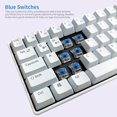 thumbnail image 2 of Teclado Mecánico Compacto Multidispositivo con 64 teclas BT y Alámbrico, 2 of 4