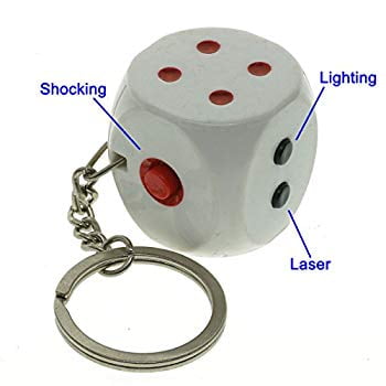Shocking Diced Keychain Keyrings Prank Friends Joke Party Fake Toys Funny Patterns Gadget Tricky Brains Veigar Electric Shock April Fool Gift Gag Present For Halloween Shocking Diced Keychain Keyrings Prank Friends Joke Party Fake Toys Funny Patterns Gadget Tricky Brains Veigar Electric Shock April Fool Gift Gag Present For Halloween