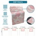 thumbnail image 7 of Coastal Coral Table Runners 108 Inches Long, Cotton Linen Fabric Table Runner Dresser Scarf, Pink Nautical Starfish Ocean Shell Beach Tablerunner for Party/Kitchen/Dinner/Wedding Decor 13''x108'', 7 of 7