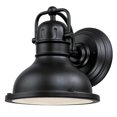 thumbnail image 1 of Westinghouse 6580800 Textured Black Finish Clear Prismatic Lens Dimmable LED Wall Fixture, 1 of 1