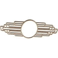thumbnail image 2 of 32"W x 16"H x 8 3/4"IW x 15 1/8"IH x 3/8"T Elizabeth Wood Fretwork Pierced Ceiling Medallion, Red Oak, 2 of 3