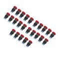 thumbnail image 4 of Red Mushrooms Heads Switches, Mushroom Head Button Switch Age Prevention Silver Contacts Flame Retardant  For Machine Tools AC DC12V, 4 of 8