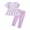 Purple, variant on CARETOO Toddler Girl Casual Clothes Outfits Stripe Tops Pants Cotton Fabric 2pcs 2T 5T Girl Clothing