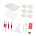 thumbnail image 4 of 5D DIY Diamond Paintings Tray Point Drill Tray Bead Sorting Plate Rhinestone Box Clear, 4 of 7