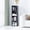 black, variant on Zenira 4 Shelf Bookshelf Bookcase, Open Cubby 4 Cube Storage Shelf, Small Nightstand, Rustic Small Bookshelf Cabinet for Living Room, Bedroom,Guest Room, Office Dorm Room and Bathroom