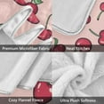 thumbnail image 3 of Yayeee Throw Blanket for Couch Soft Warm 50" x 60" Sofa Chair Bed Decoration, Cherries Pattern, 3 of 7