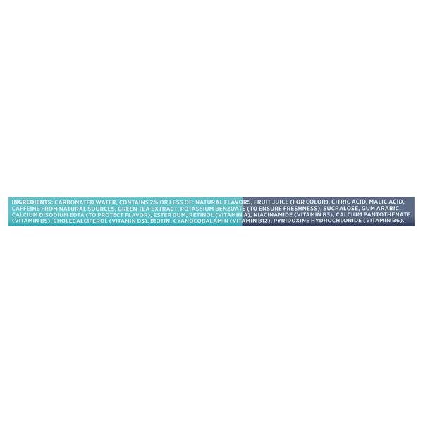 Sparkling Ice® Blue Raspberry Caffeine Sparkling Water – 16 fl oz, 18 Pack