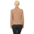 thumbnail image 4 of Women's Classic Draped Open Front Blazer Casual Workwear Long Sleeve Jacket, 4 of 5