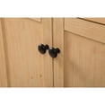 thumbnail image 5 of Elegant Decor Franklin 48" Aluminum MDF Single Bathroom Vanity - Natural Wood, 5 of 15