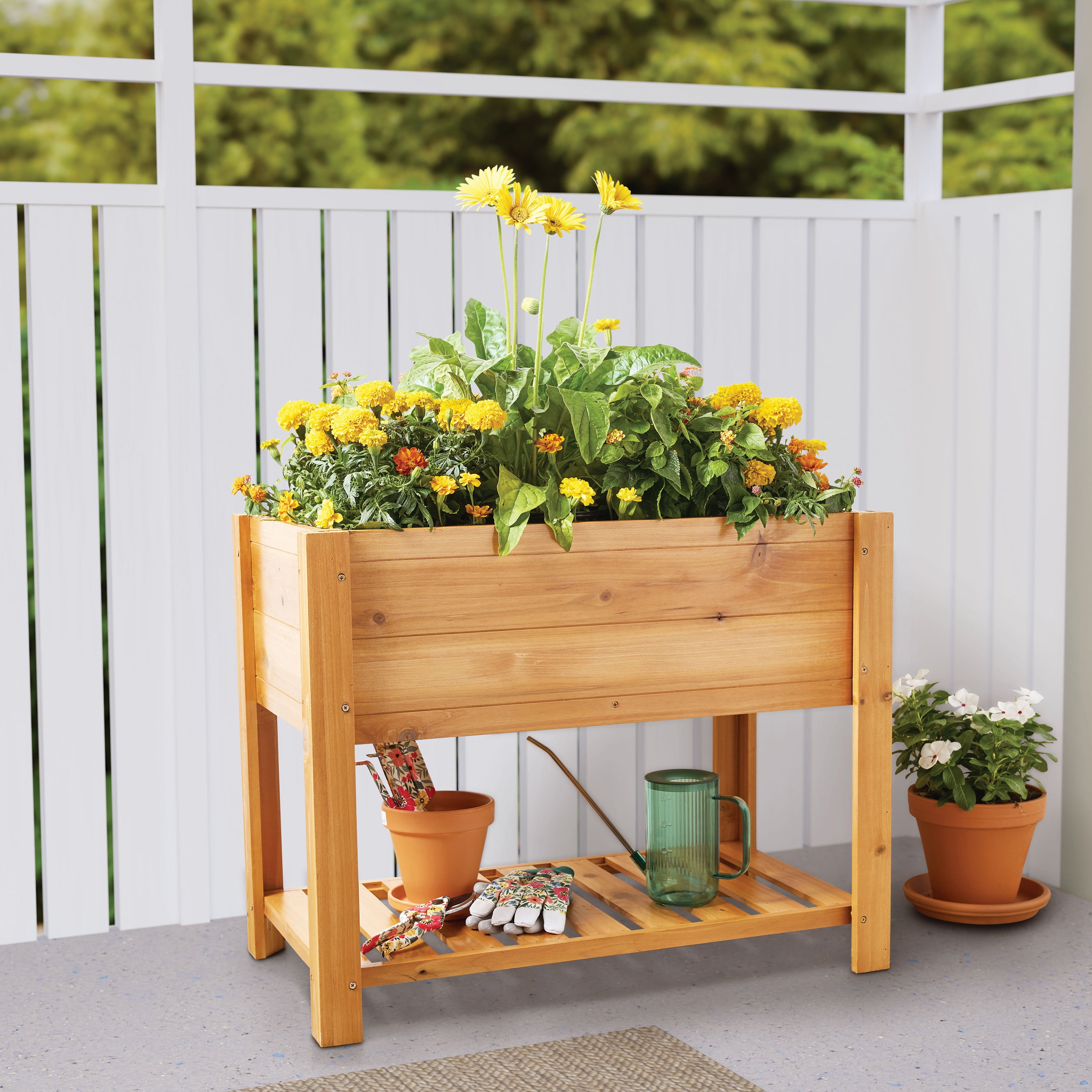Expert Gardener Small Raised Bed for Veggies, Herbs & Flowers
