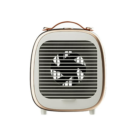 

Powerful Quiet Lightweight and Portable Space Cooler with Ring Shaped Water Tank Cordless&Rechargeable Desk Fan for Room and Office