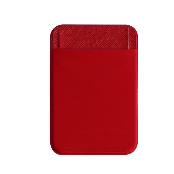 TAILTOSS Phone Pouch Self Adhesive Red 1Set 3.6x2.3x0.1in