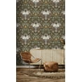 thumbnail image 1 of Khaki Tiger Chinese Inspired Textured Wallpaper R8412, 1 of 4