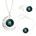 thumbnail image 1 of Fiudx Conjunto de Tres Piezas de Collar, Pendientes y Pulsera con Las 12 Constelaciones para Mujer., 1 of 4