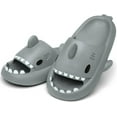 thumbnail image 2 of Men's and Women's Shark Slides Cloud Slippers Summer Novelty Open Toe Slide Sandals Anti-Slip Beach Pool Shower Shoes with Cushioned Thick Sole, 2 of 8
