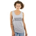 thumbnail image 3 of Ba Co N Bacon Food Science Nerd Geeky Plus Size Graphic Tank Top Brisco Brands 2X, 3 of 5