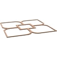 thumbnail image 6 of 78 3/4"W x 78 3/4"H x 3/8"T King Size Olivia Decorative Fretwork Wood Ceiling Panels, Alder, 6 of 10