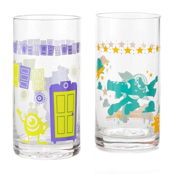 Disney Pixar Toy Story & Monsters, Inc. Drinking Glass Set