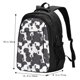 thumbnail image 5 of Fotbe Black And White Sheeps Mochila con Estampado y Puerto USB para Hombre y Mujer, Mochila Antirrobo, Mochila de Viaje, Mochila Escolar, Mochila Universitaria, 5 of 7