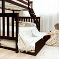 thumbnail image 2 of Max & Lily Solid Wood Bunk Bed, Twin over Full with Storage Trundle and Ladder for Kids, 2 of 11