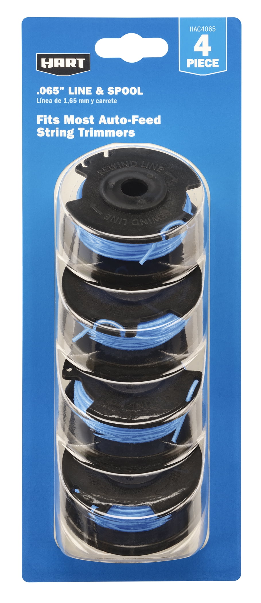 Hart Spools .065" 4 Pack For Auto Feed Trimmers