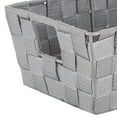 thumbnail image 5 of Simplify 2 Pack Small Woven Storage Shelf Basket in Grey, 5 of 10