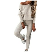 VEKDONE Two Piece Outfits For Women Lounge Sets For Women Sweatpant Joggers Set Tracksuit Sweatsuits Hoodies For Women 2022