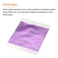 thumbnail image 4 of Uxcell Gold Leaf Foil Sheet, Peach Purple Leaf Papers, 5.5 x 5.5inch for Art Decoration, Sculptures, Painting, 4 of 5
