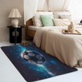 thumbnail image 3 of Football Galaxy Area Rugs for Bedroom Living Room - 6x9 ft - Football Carpet for Home Decor - Football Sport Patterned Decorative Indoor Large Rug - Washable & Soft & Non Slip & Low Pile (ZF&8516), 3 of 7