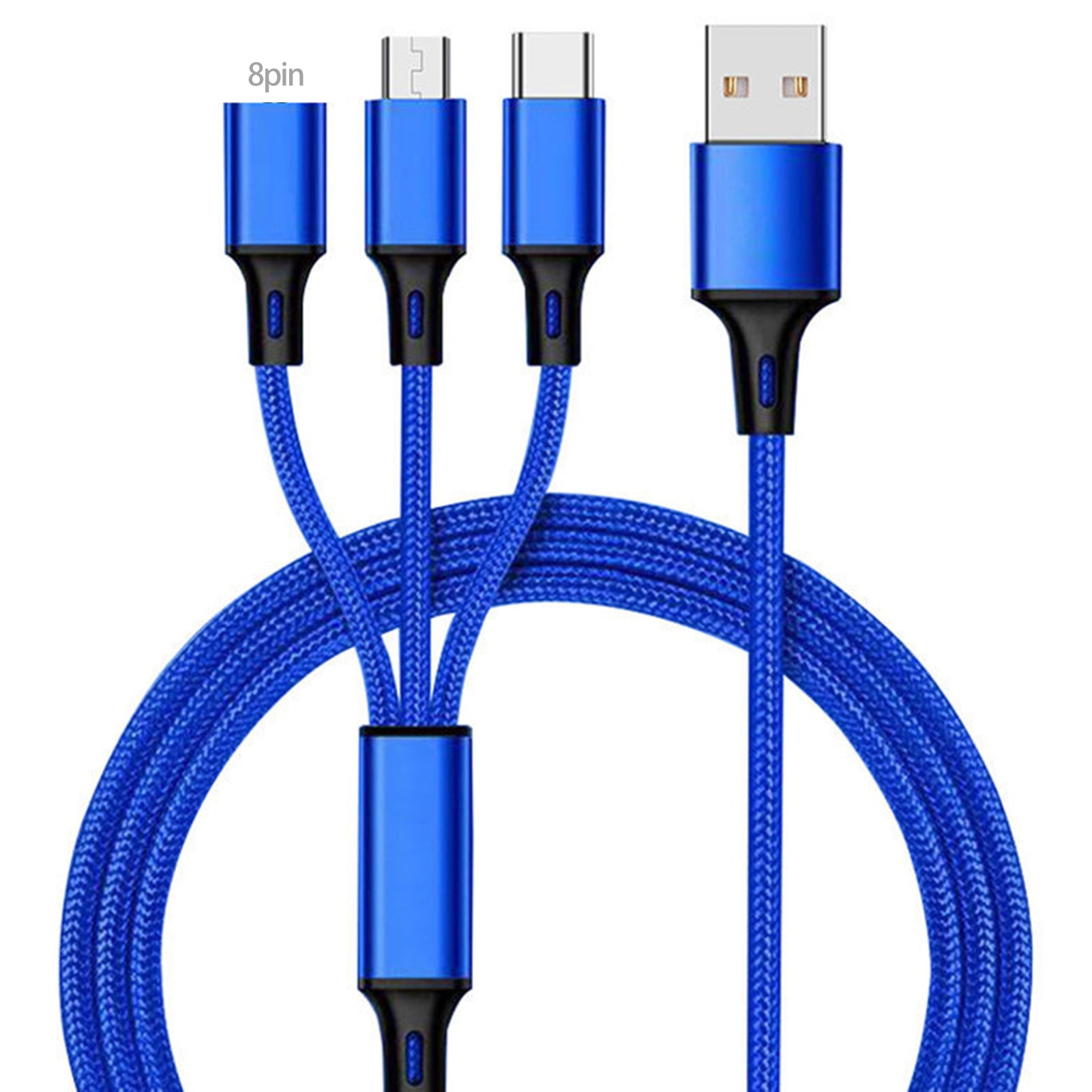 iVoler Lot de 3 câbles de charge rapide USB C (1M+2M+3M) en nylon