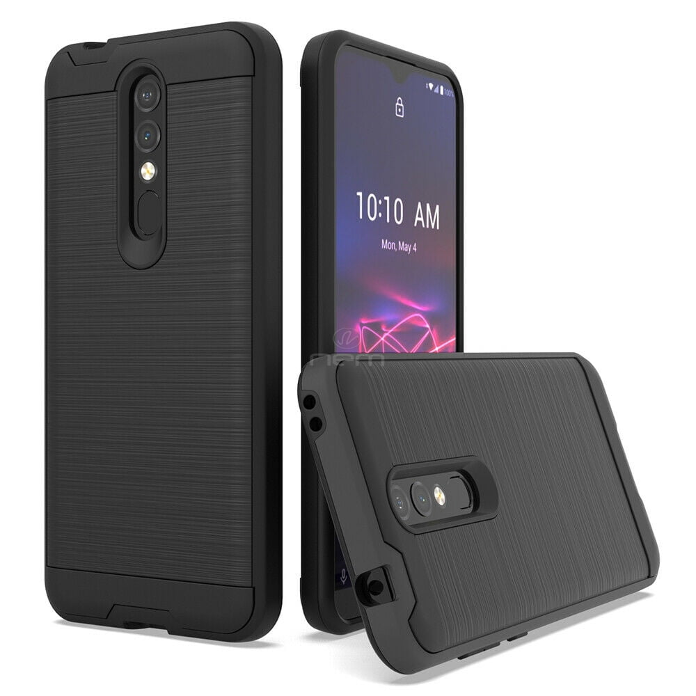For Coolpad Legacy Brisa Dual layer Metal Brushed Shockproof Armor