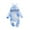 Blue, variant on MuZeFu Baby Girl Clothes Clearance under $10 Newborn Infant Baby Girls Boys Christmas Print Romper Jumpsuit Sets