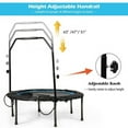 thumbnail image 2 of ALPULON 40 Inch Trampoline with Resistance Bands Adjustable Foldable Fitness Rebounder, 2 of 9