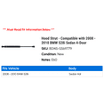 thumbnail image 2 of Hood Strut - Compatible with 2008 - 2010 BMW 528i Sedan 4-Door 2009, 2 of 2