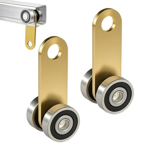 2 Wheel Trolley Assembly Rollers, Trolley Roller for Use with 1-5/8" Wide and All1-5/8 or Taller Strut Channel (2pcs)