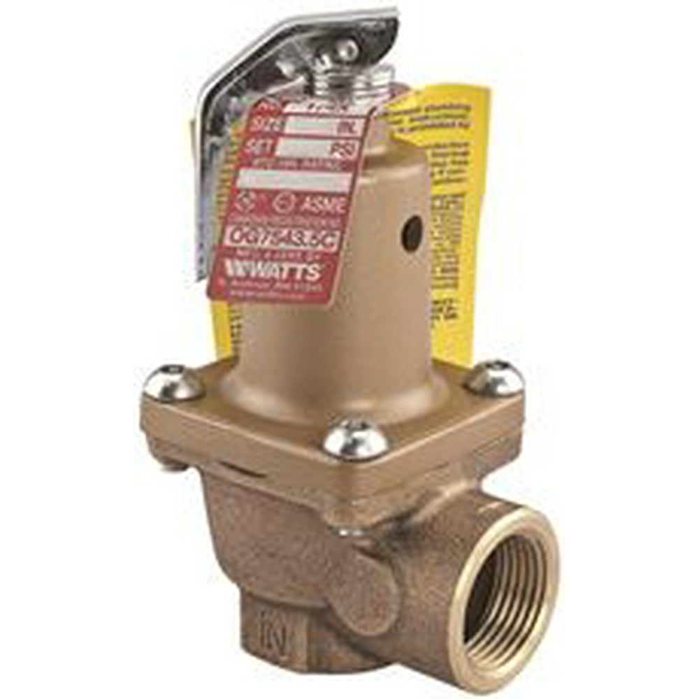 Pressure Safety Relief Valve 174A Bronze Body 3/4'' 50 Psi Walmart