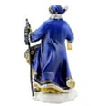 thumbnail image 2 of Roman 18.25" LED Lighted Santa with Wreath Christmas Figurine, 2 of 5
