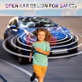 thumbnail image 4 of Mehomeli Auriculares para niños, Bluetooth 5.2, conducción de aire, auriculares abiertos, limitación de volumen de 85 dB, sonido estéreo con micrófono, IPX5 resistente al agua, tiempo de reproducción, 4 of 5