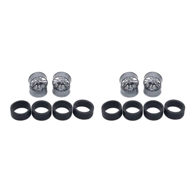 Vogacara 4 piezas de neumáticos de deriva de coche RC, ruedas de vehículo portátiles, juguetes para automóviles, actualización de Type3 NO3