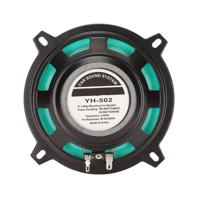 Altavoces de Automóviles Coaxiales, 90Hz A 20000Hz 2 Way 100W Peak 87dB Sensibilidad Altavoz de Automóviles Reducir La Distorsión para Camiones para Sistemas de Sonido Para