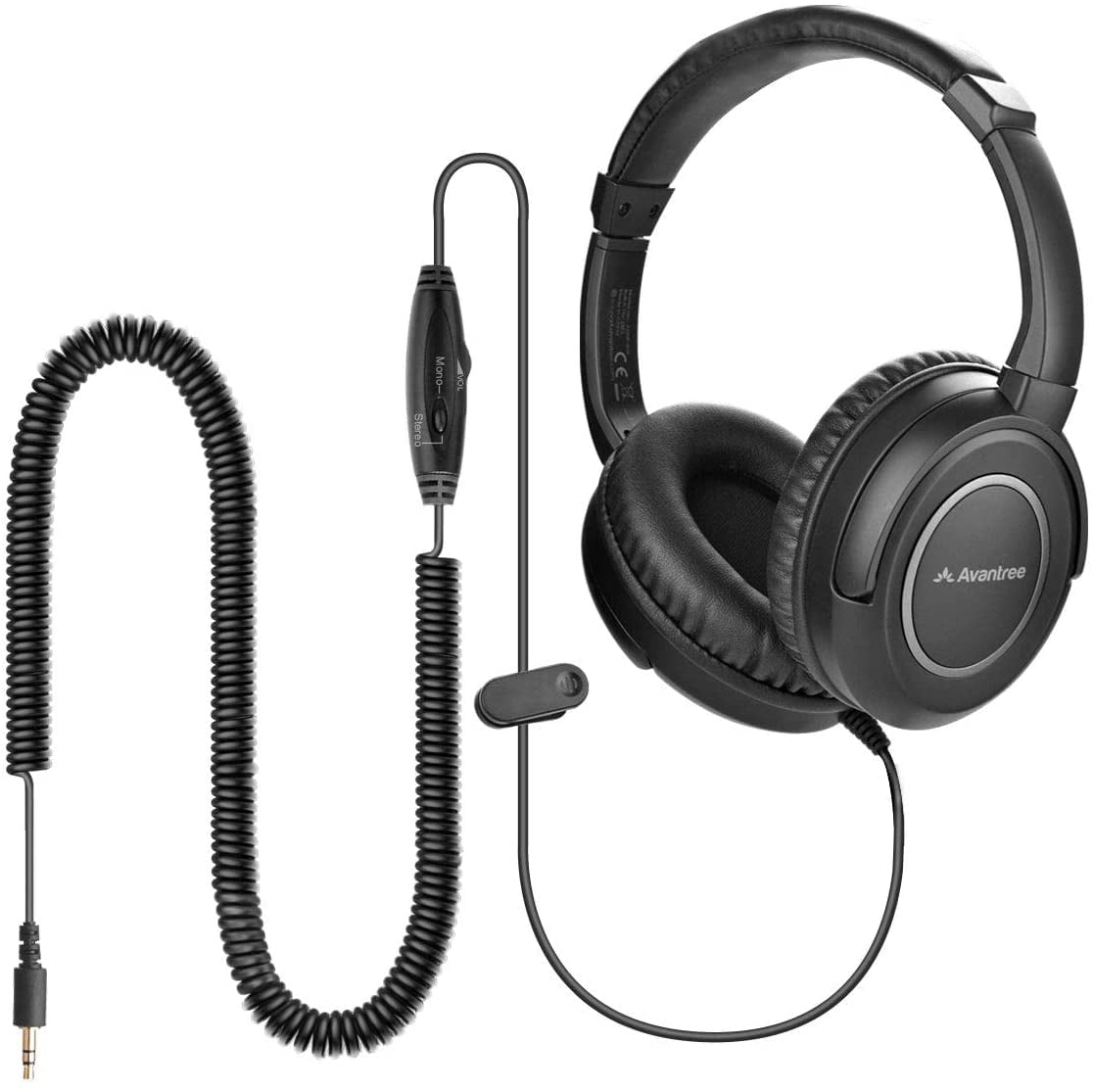 Bluetooth Noise Canceling Headphones Over On Ear Black As Seen on TV Walmart