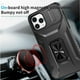 thumbnail image 2 of Funda para GANGXUN iPhone 11 Pro Max - Soporte metálico, Función magnética, Negro, 2 of 5