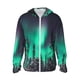 thumbnail image 1 of Balery Northern Lights 2 Sudadera ligera de manga larga con capucha y protección solar UPF 50+ para hombre y mujer, ideal para pesca y running-X-Large, 1 of 7