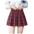 thumbnail image 2 of Jupe Courte Plissée Taille Haute pour Femmes, Jupe Plissée Imprimée, Jupe d'Été, Jupe Brodée, Jupe de Festival, Jupe Crayon avec Short en Dessous, Jupe Crayon en Cuir, 2 of 9