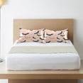thumbnail image 6 of Pillowcase Satin Pillowcase 40x20in Pillow Case Satin Pillow Case Soft and Smooth Cartoon Black Bats, 6 of 9